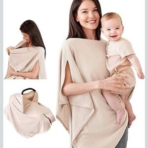 Beige Nursing Cover